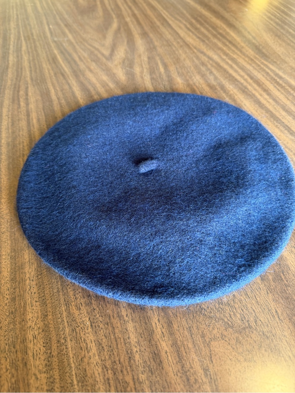 Classic Navy Wool Beret